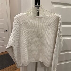 French Connection Cream Crew Neck Sweater